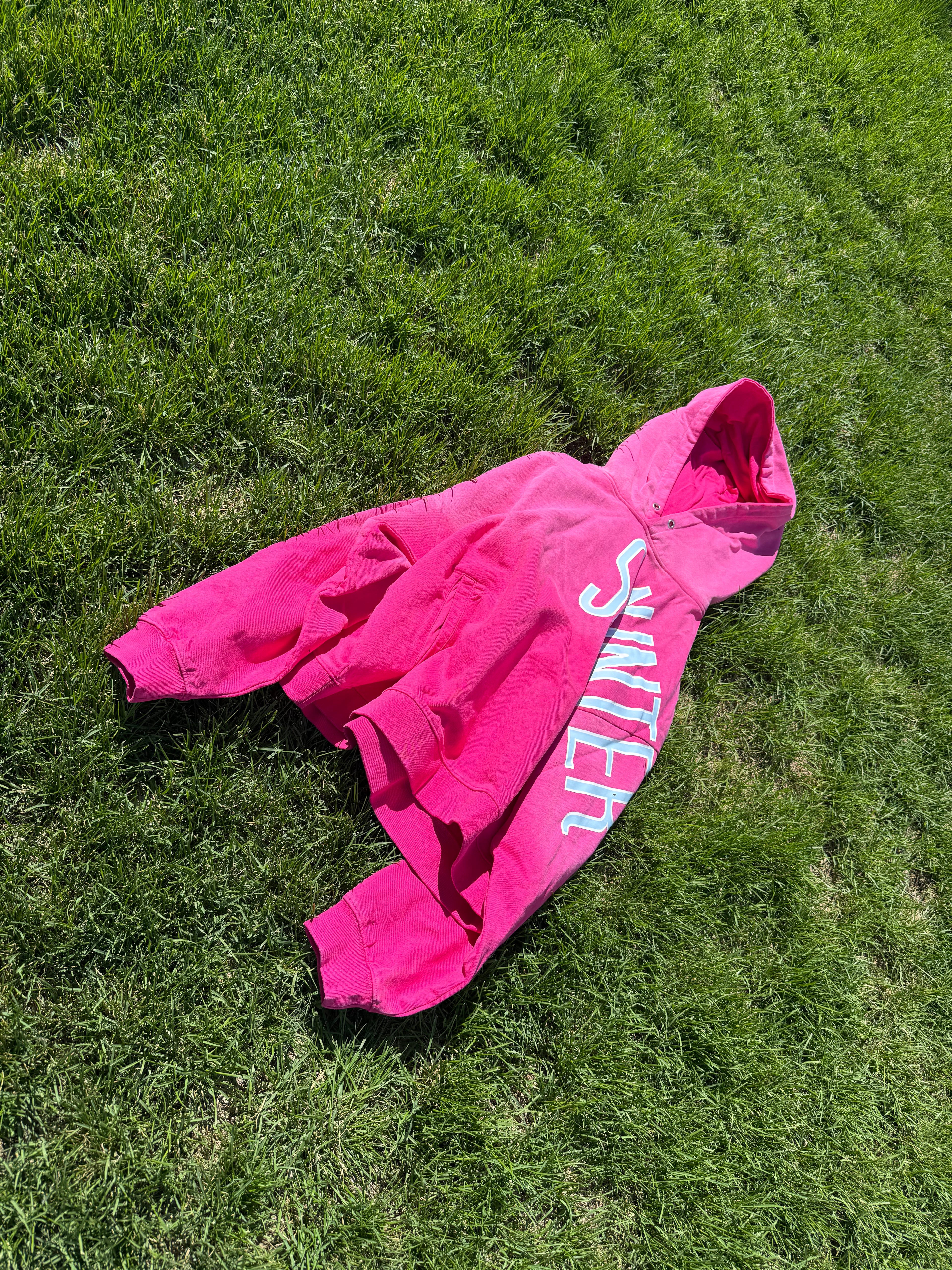 "SAUNTER" hood - hibiscus pink