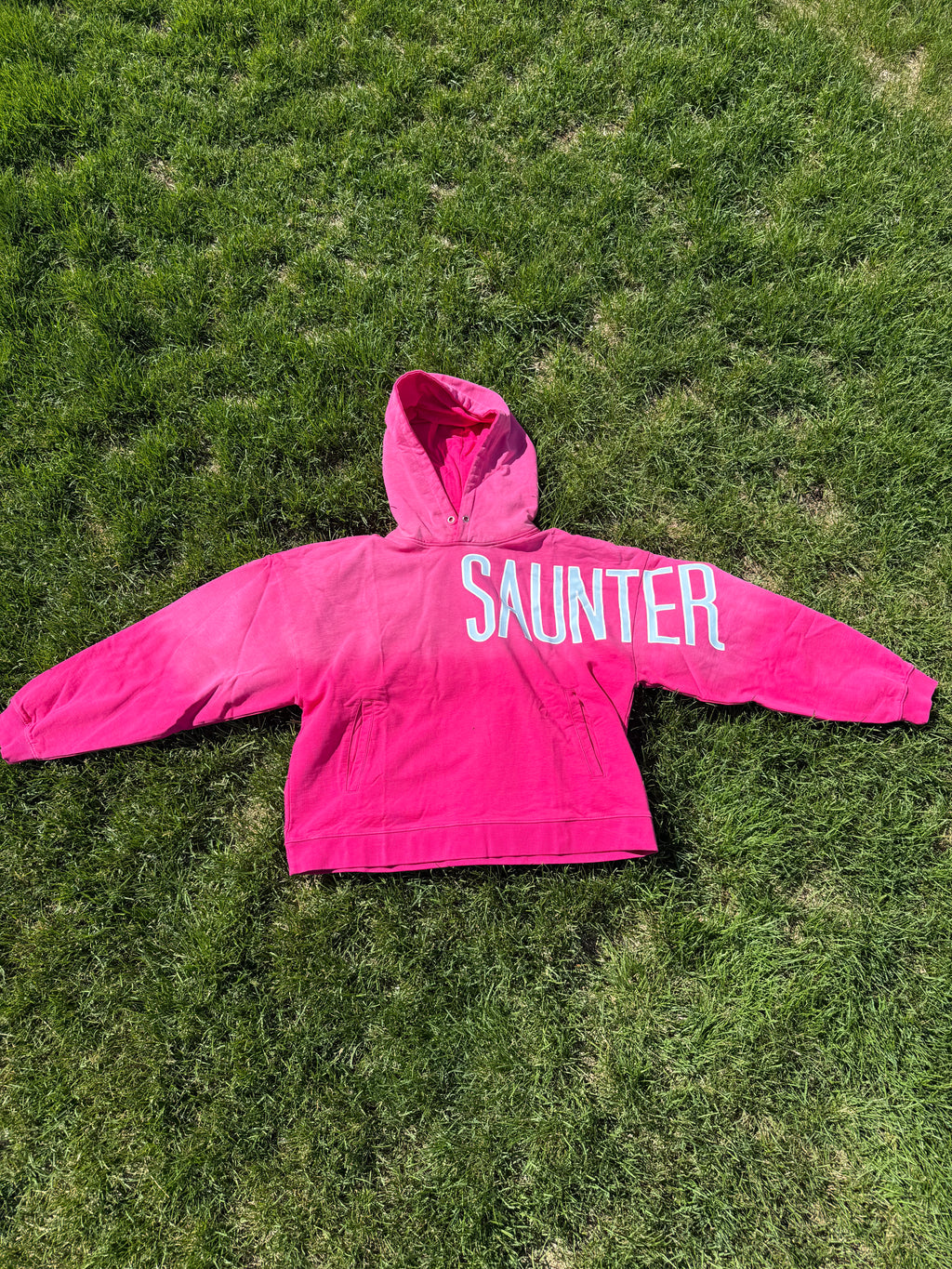 "SAUNTER" hood - hibiscus pink